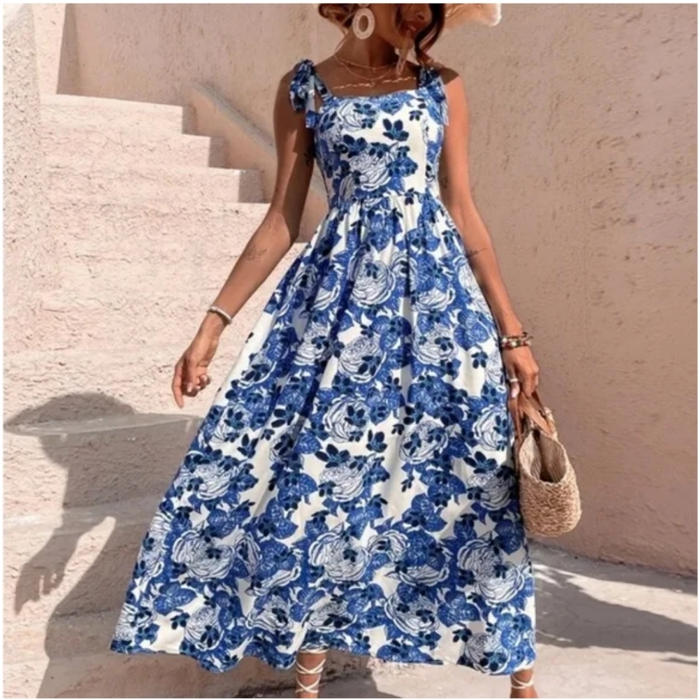💛 Floral maxi dress